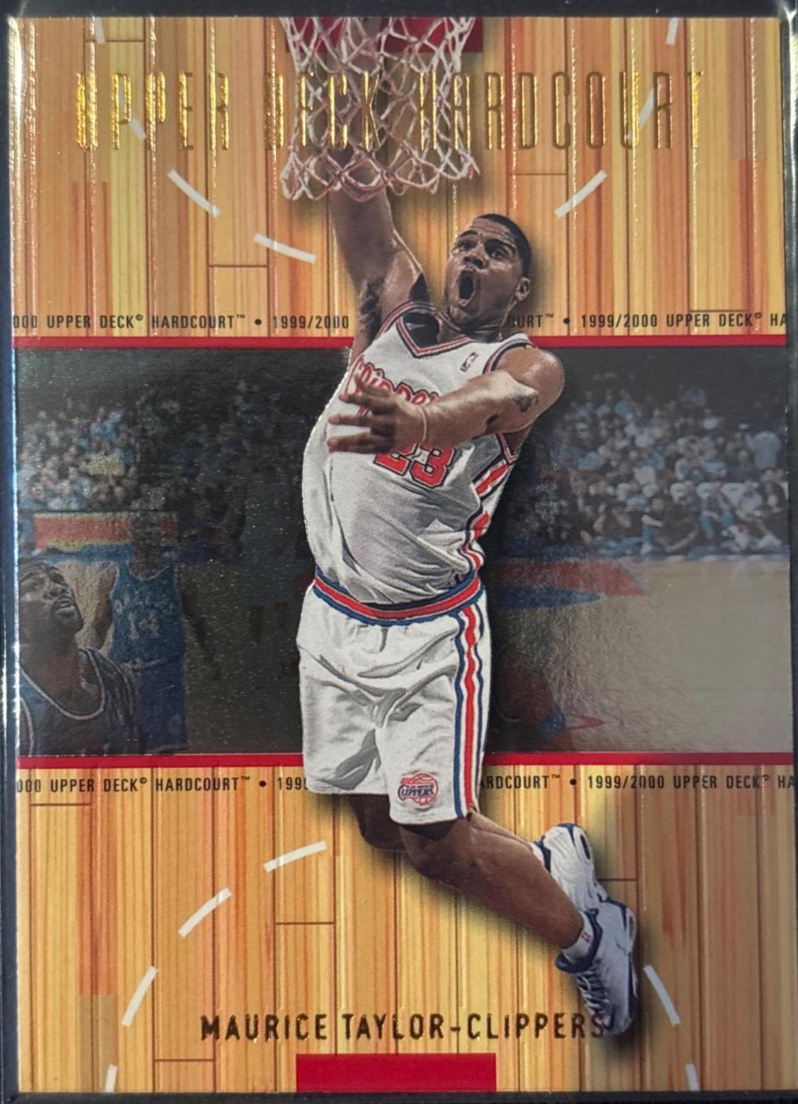Maurice Taylor #23 Basketball Cards 1999 Upper Deck Hardcourt