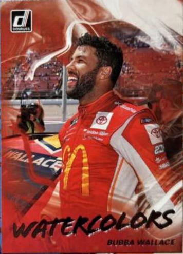 Bubba Wallace #W-BW Racing Cards 2023 Panini Donruss NASCAR Watercolors