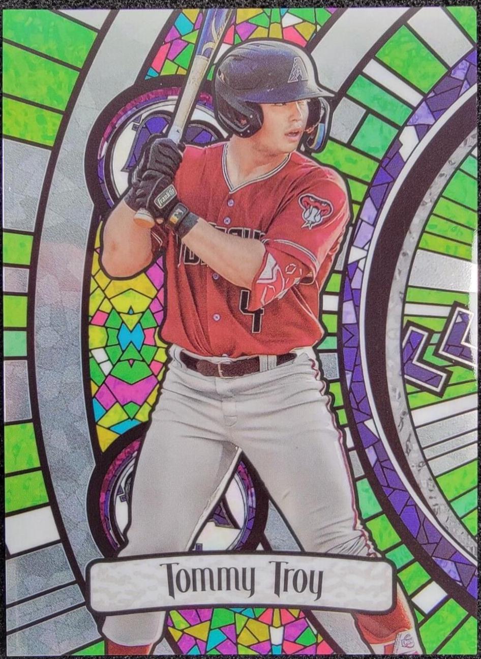 Tommy Troy #BG-13 Baseball Cards 2023 Bowman Draft Glass