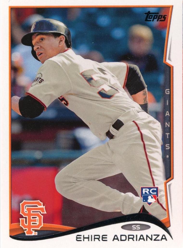 Ehire Adrianza #US-105 Baseball Cards 2014 Topps Update