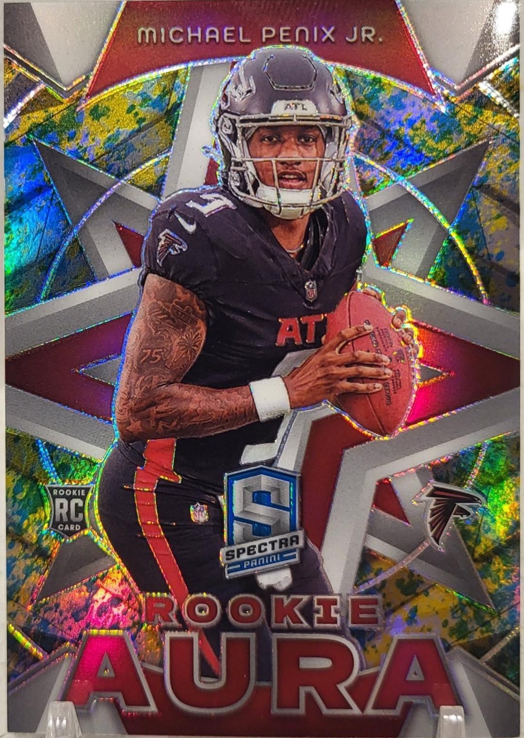 Michael Penix Jr. [Splatter Neon] #RA-MPJ