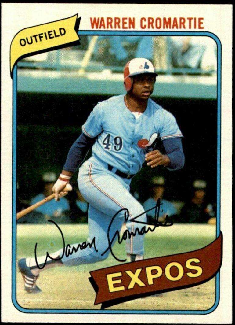 1980 Warren Cromartie #180