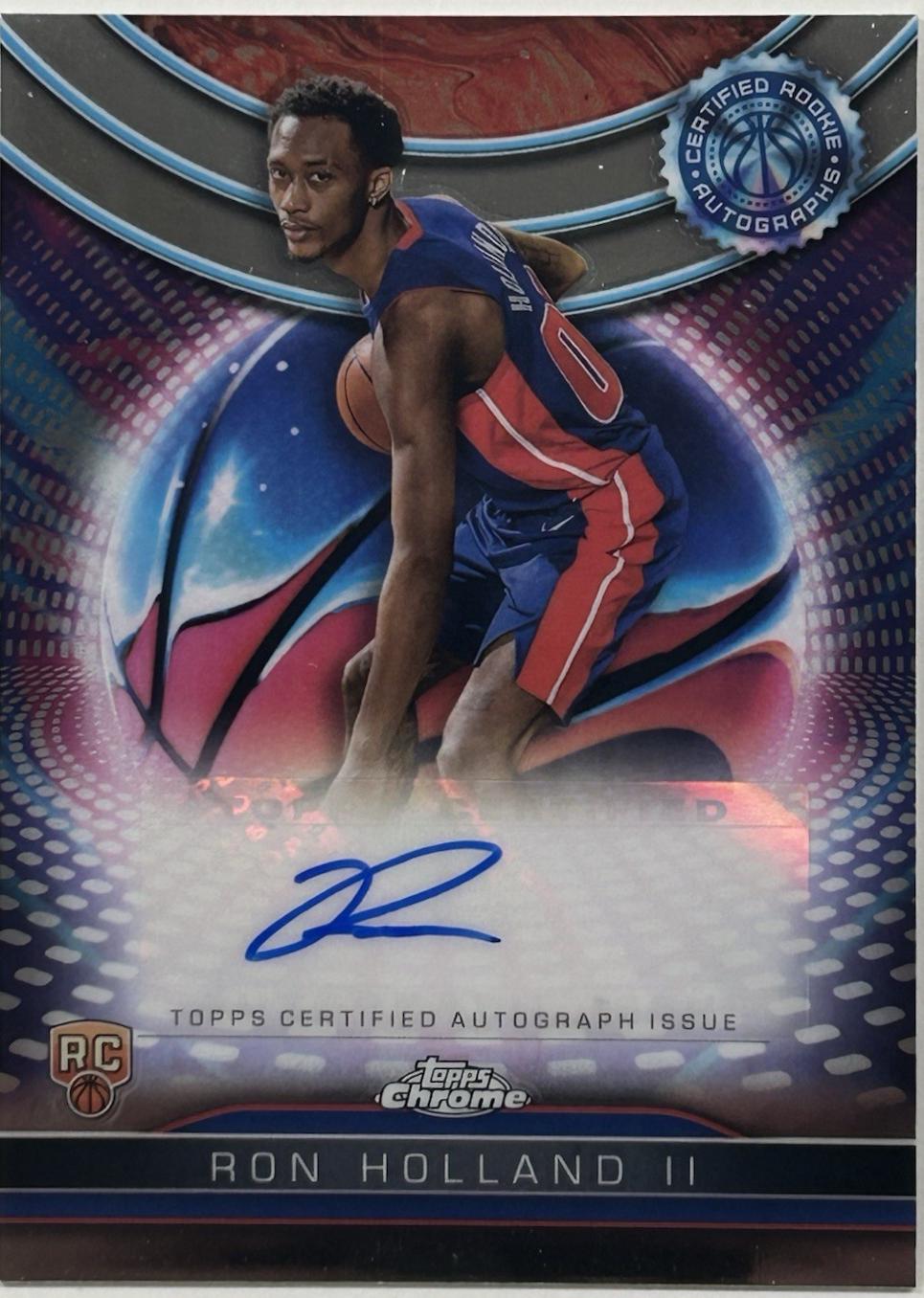 2024 Topps Chrome Autograph Ron Holland II #TCA-RHO card