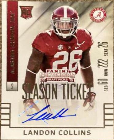 Landon Collins [Seat Autograph] #129