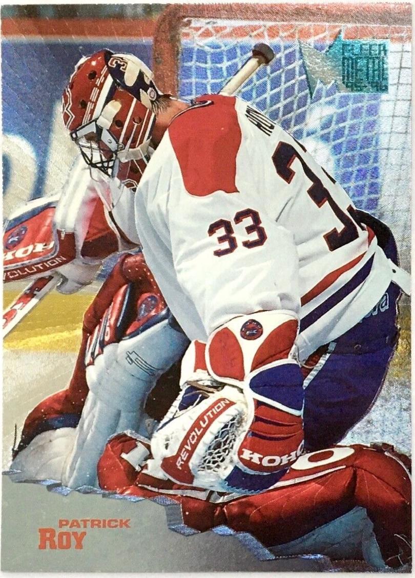 Patrick Roy #78 Hockey Cards 1995 Fleer Metal