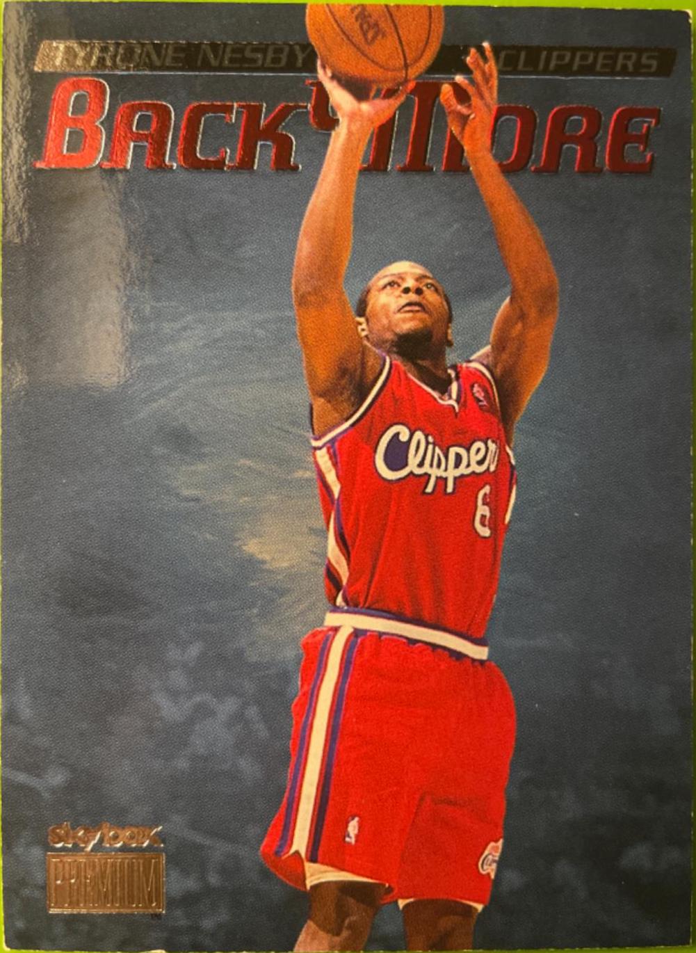 Tyrone Nesby #2BF Basketball Cards 1999 Skybox Premium Back 4 More