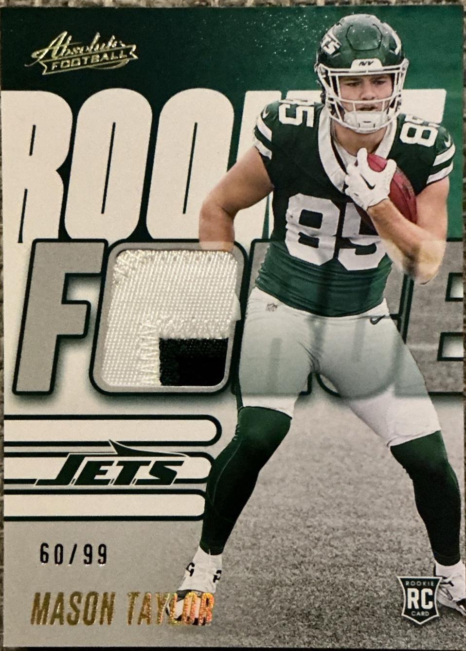 Mason Taylor #RF-MTR 2025 Panini Absolute Football Rookie Force