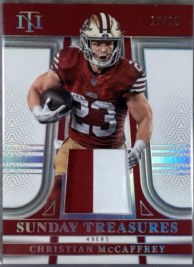 Christian McCaffrey [Holo Silver Prime] #STR-CM