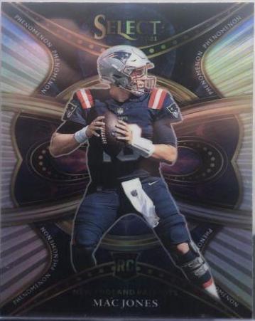 Mac Jones #PHE-10 Football Cards 2021 Panini Select Phenomenon