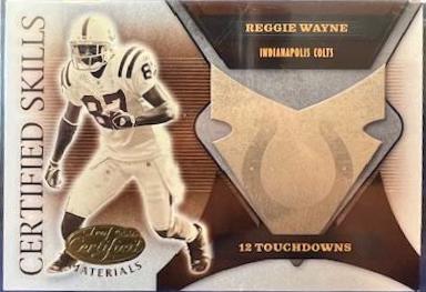Reggie Wayne [Certified Skills} #CS-37 Football Cards 2005 Leaf Certified Materials Skills