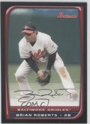 Brian Roberts #167 Baseball Cards 2008 Bowman Aflac All American Autographs