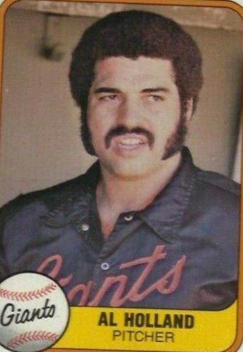 Al Holland #445 Baseball Cards 1981 Fleer