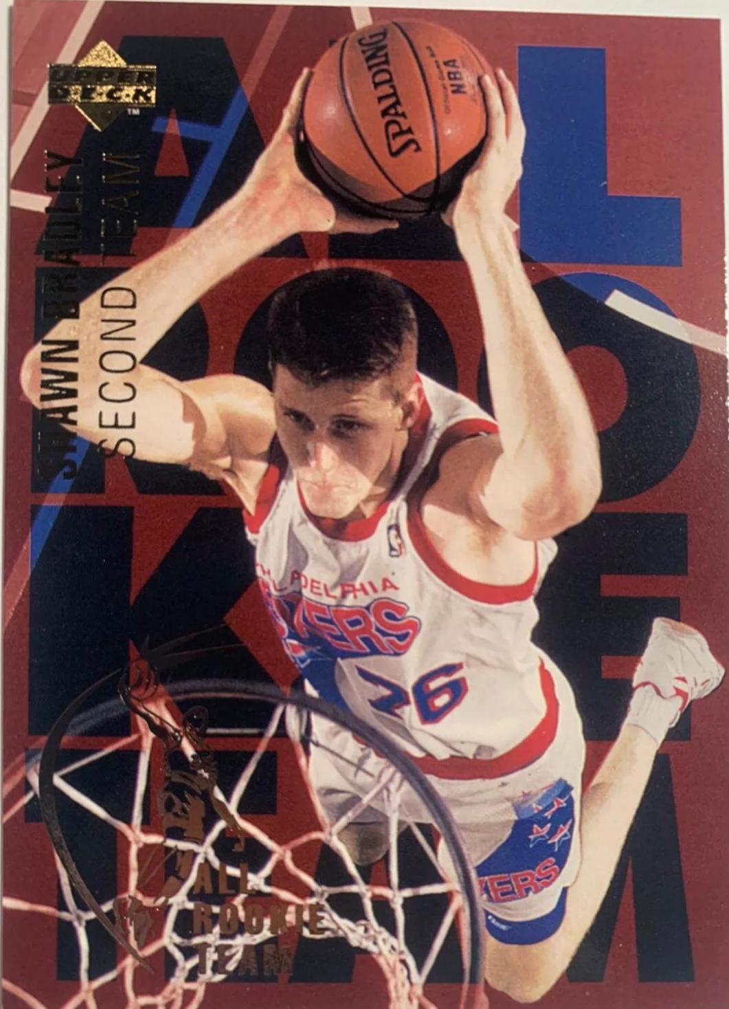 Shawn Bradley #8 Basketball Cards 1994 Upper Deck