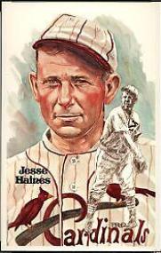 Jesse Haines #118 Baseball Cards 1981 Perez Steele HOF Postcard