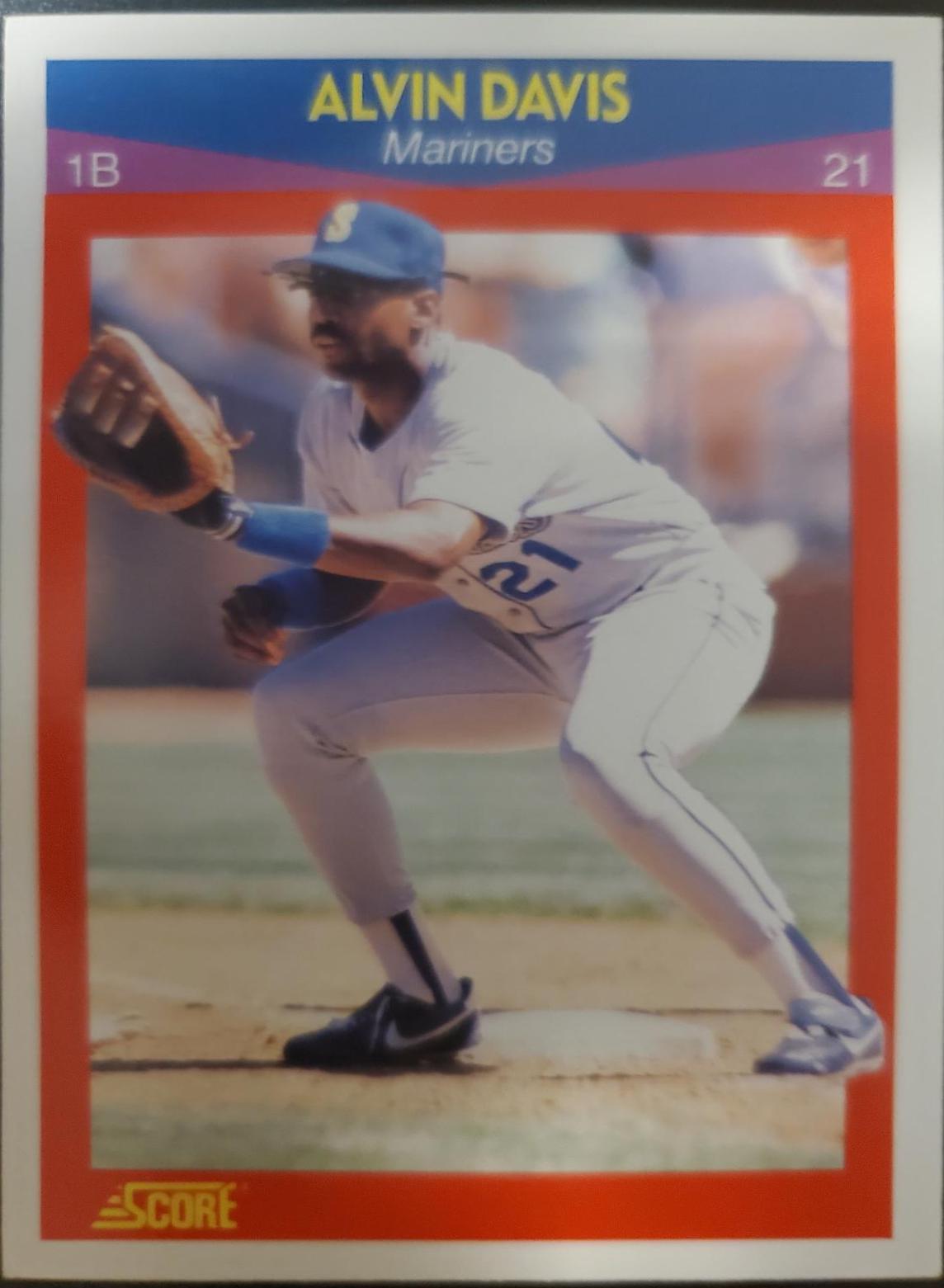 Alvin Davis #26 Baseball Cards 1990 Score Superstars