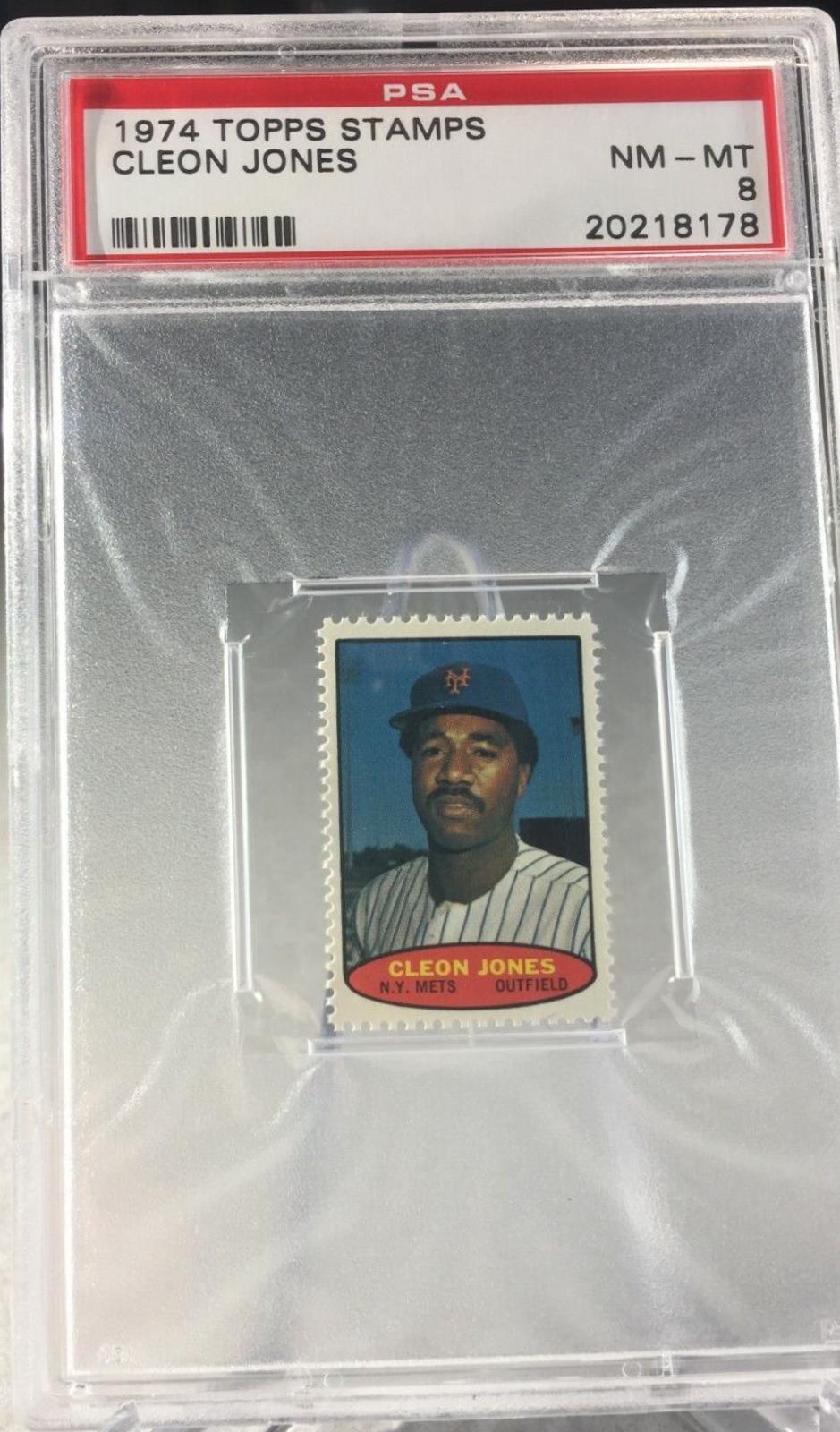 Cleon Jones Baseball Cards 1974 Topps Stamps