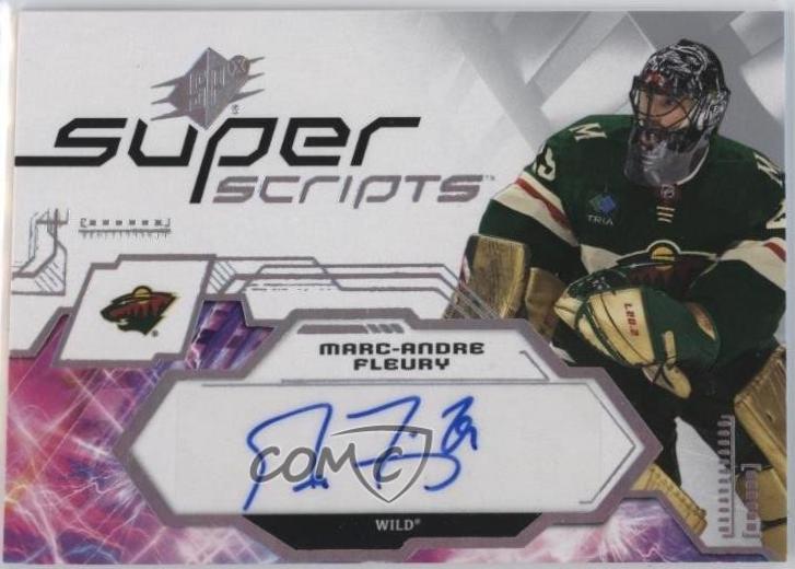 Marc-Andre Fleury #SS-FL Hockey Cards 2023 SPx Superscripts