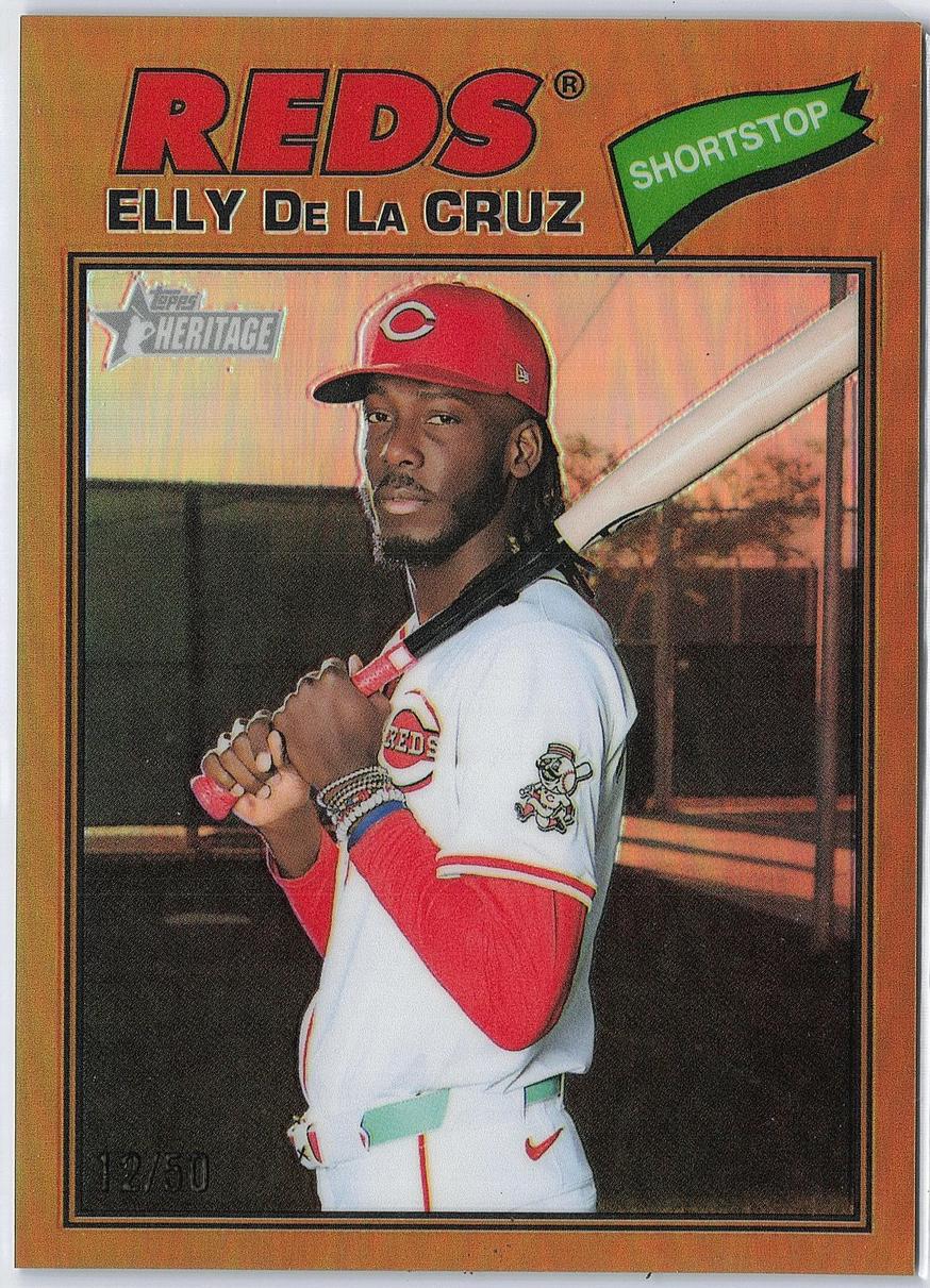 Elly De La Cruz [Gold Bordered Chrome] #70