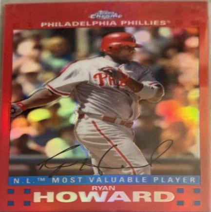 Ryan Howard [Red Refractor] #257