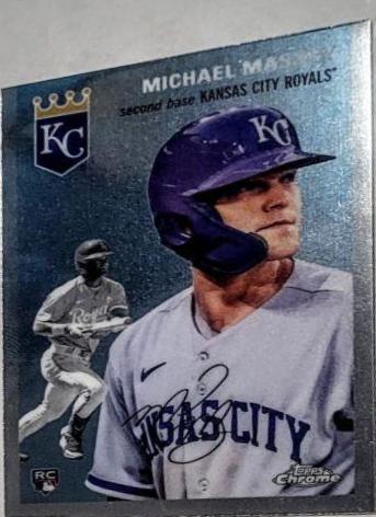 Michael Massey #49 Baseball Cards 2023 Topps Chrome Platinum Anniversary