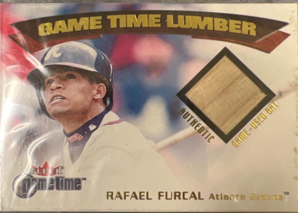 Rafael Furcal Baseball Cards 2001 Fleer Game Time Lumber