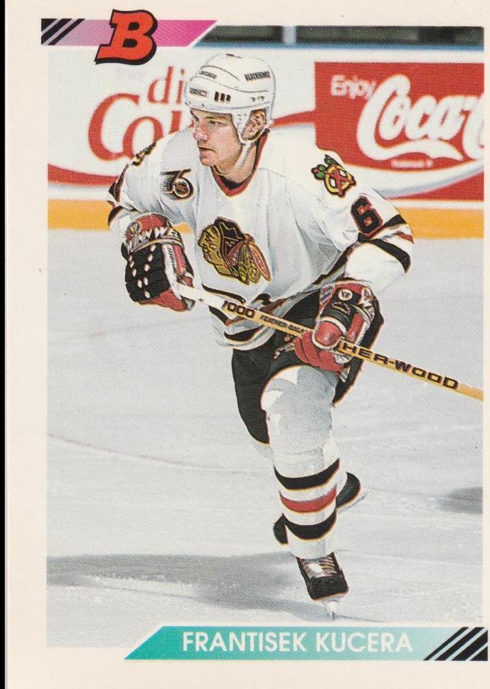Frantisek Kucera #7 Hockey Cards 1992 Bowman