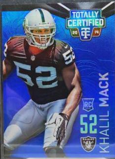 Khalil Mack [Mirror Platinum Blue] #191