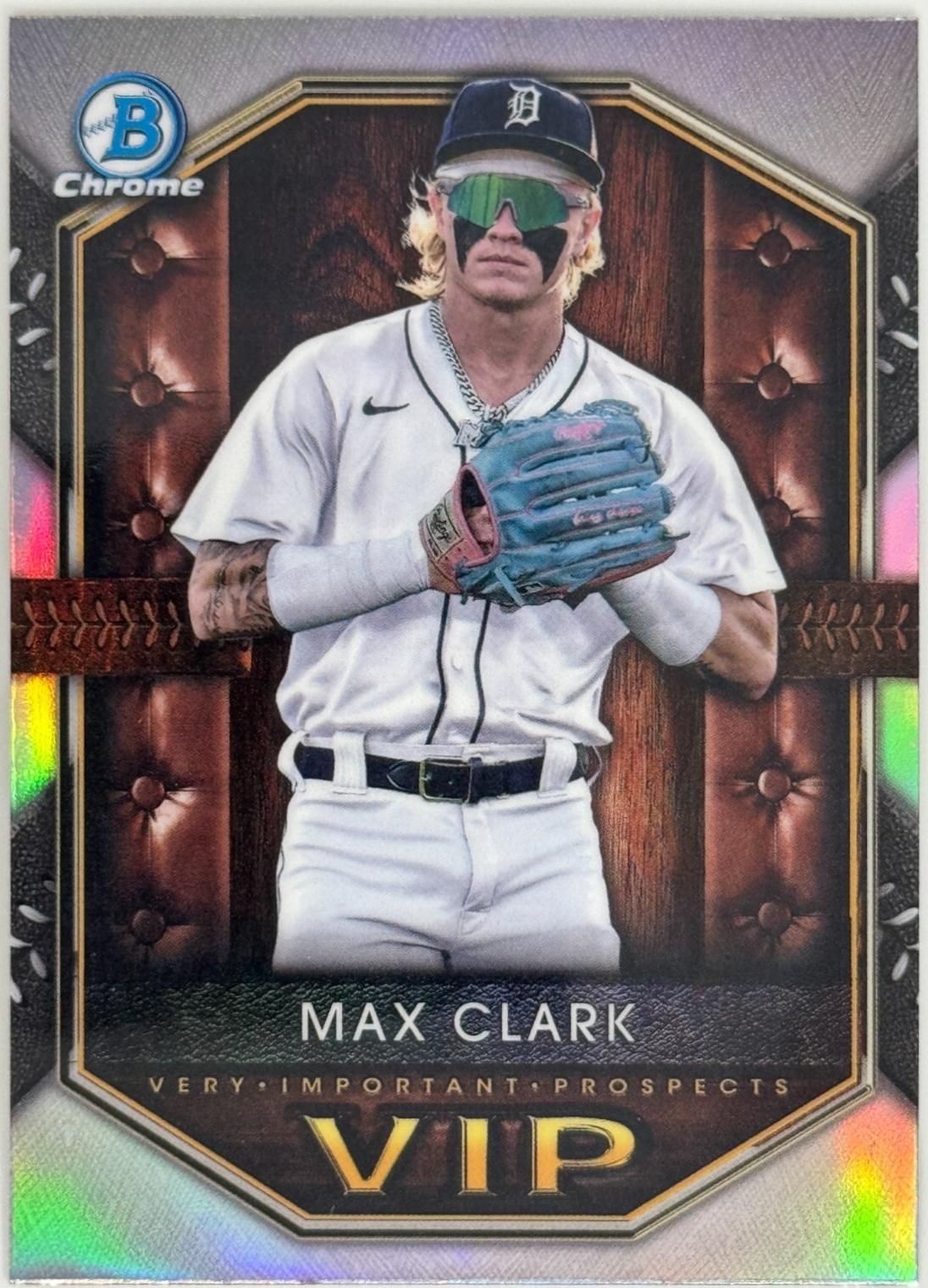 Max Clark #VIP-10 Baseball Cards 2025 Bowman Very Important Prospects