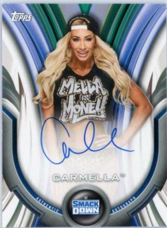 Carmella #A-CM Wrestling Cards 2020 Topps WWE Women's Division Autographs