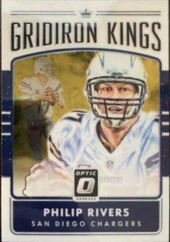 Philip Rivers #10 Football Cards 2016 Panini Donruss Optic Gridiron Kings