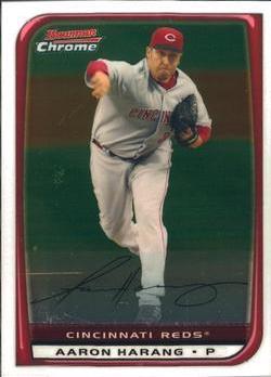 Aaron Harang #50 Baseball Cards 2008 Bowman Chrome Draft