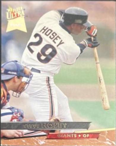 Steve Hosey #132 Baseball Cards 1993 Ultra
