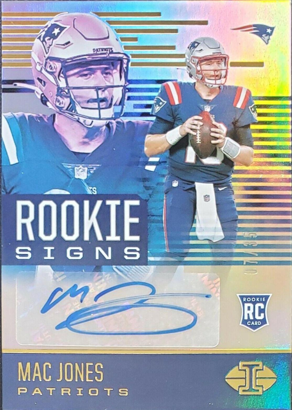 Mac Jones #RS-MJ 2021 Panini Illusions Rookie Signs Autographs Football