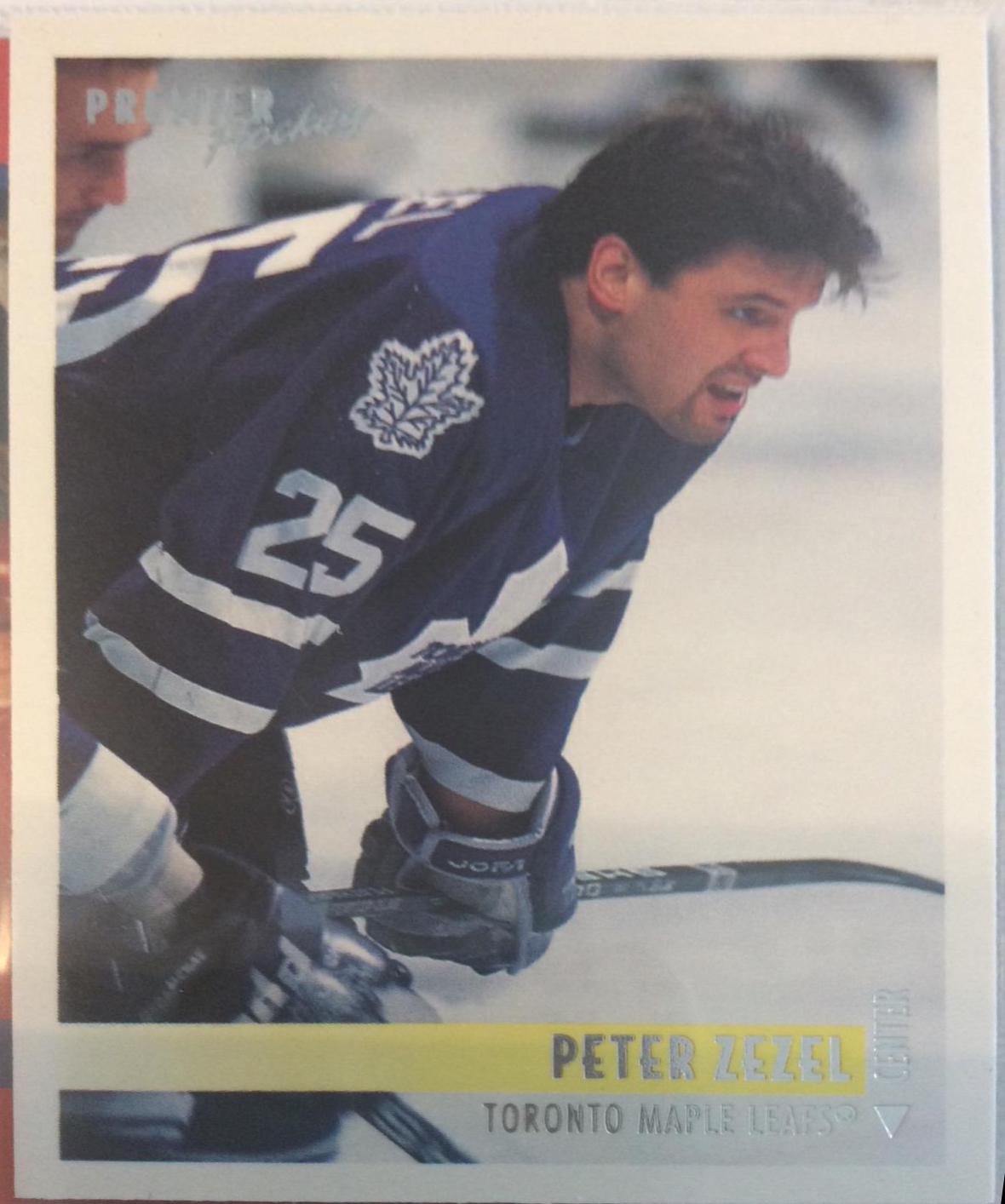 Peter Zezel #22 Hockey Cards 1994 Topps OPC Premier