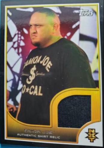 Samoa Joe Wrestling Cards 2016 Topps WWE Shirt Relic