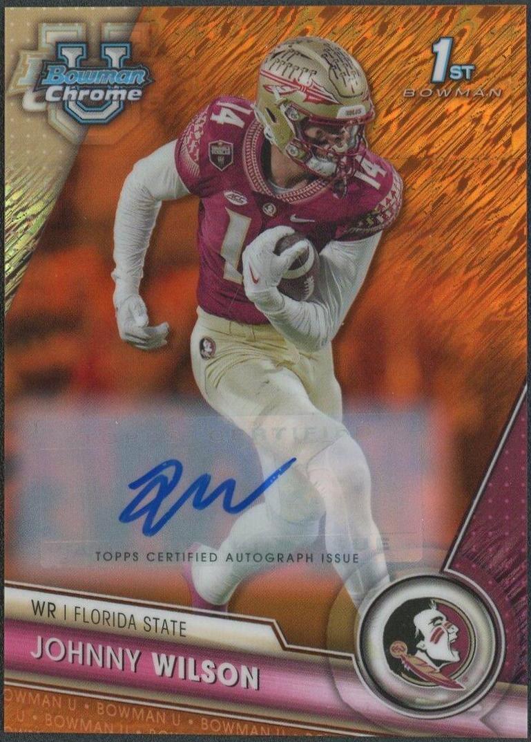 Johnny Wilson [Autograph Orange Shimmer] #22