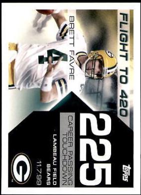 Brett Favre #BF225 Football Cards 2008 Topps Brett Favre Collection