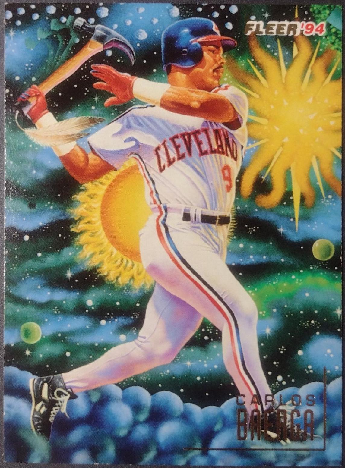 Carlos Baerga #5 Baseball Cards 1994 Fleer Pro Vision