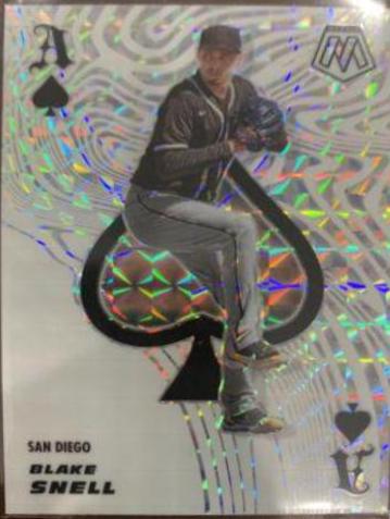 Blake Snell #ACE5 Baseball Cards 2021 Panini Mosaic Aces