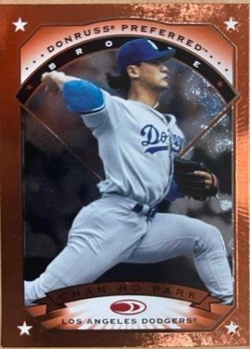 chan ho park #33 Baseball Cards 1997 Panini Donruss Preferred
