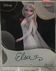 Topps 2025 Disney Elsa エルサ T-16 /25 シリアル Elsa [Black] #FA-15 Prices | 2025 Topps Chrome Disney Facsimile