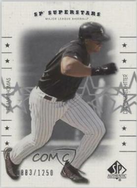 Frank Thomas #144 Baseball Cards 2001 SP Authentic