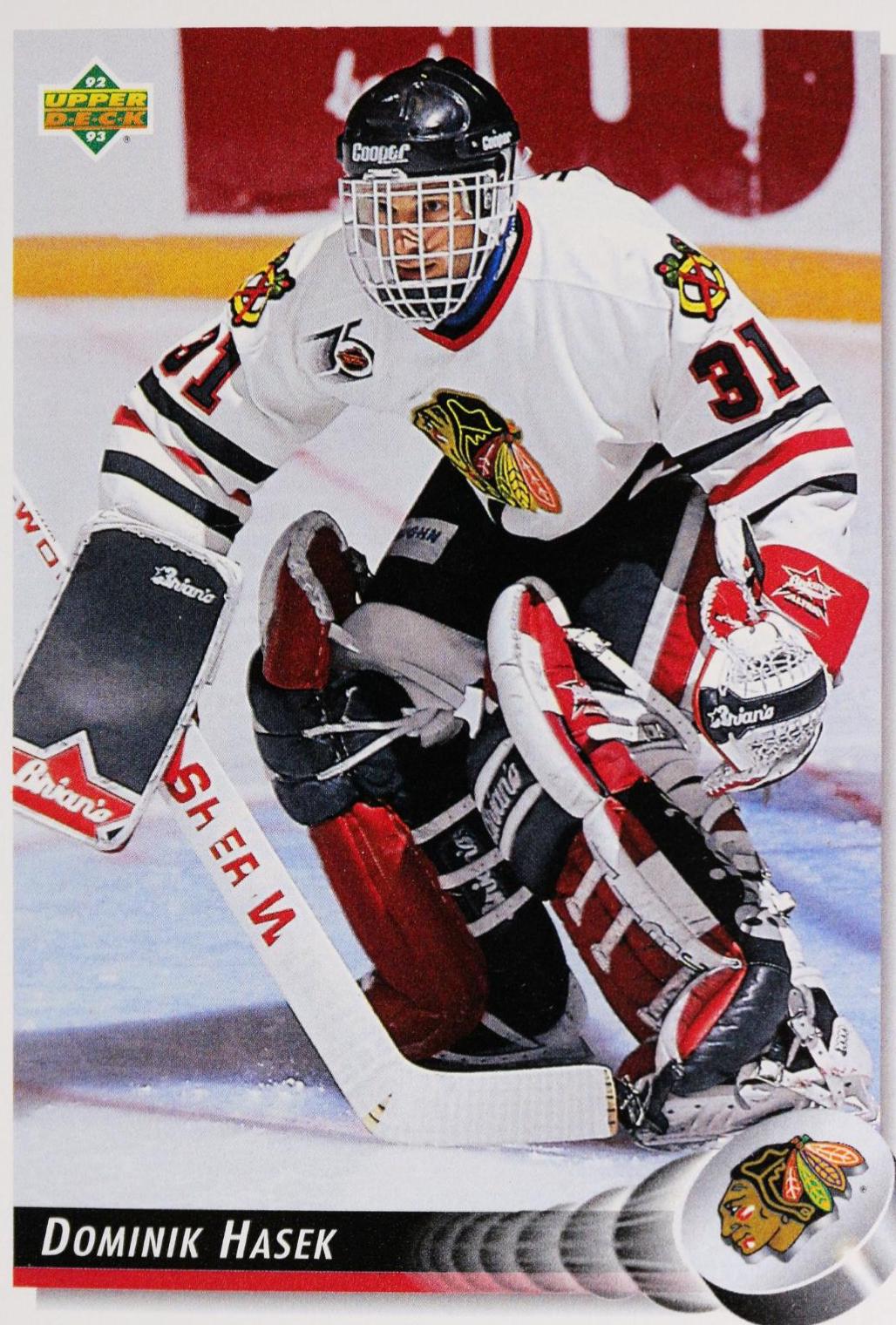 Dominik Hasek #92 Hockey Cards 1992 Upper Deck