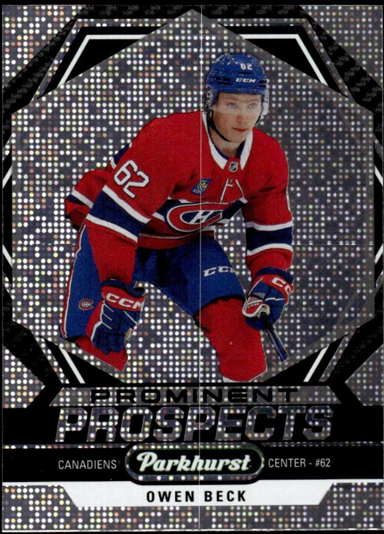 Owen Beck #PP-OB 2023-24 Parkhurst Hockey Prominent Prospects