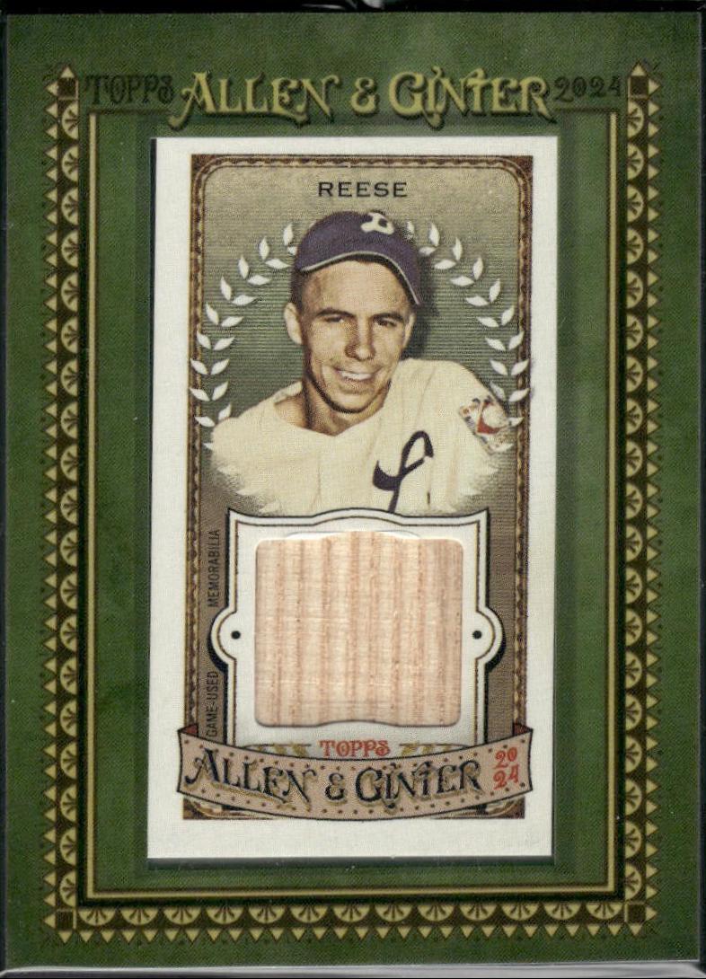 Pee Wee Reese #MFR-PR 2024 Topps Allen & Ginter Mini Framed Relic Baseball