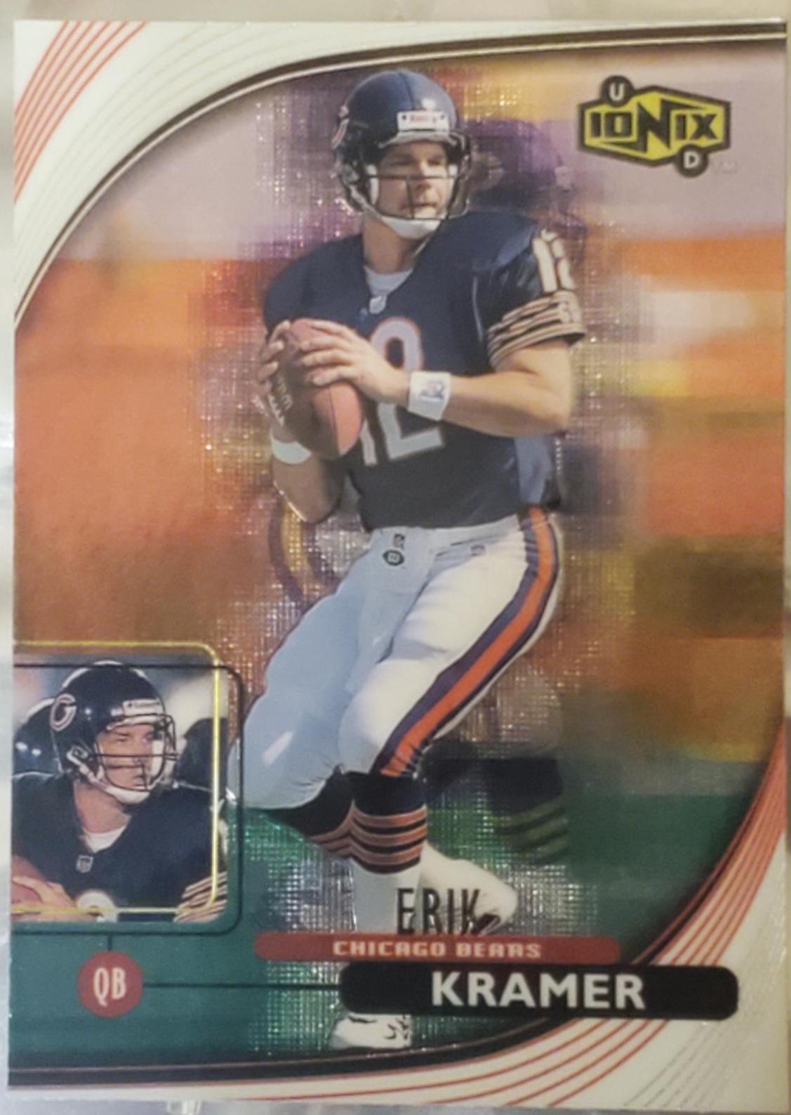 Erik Kramer #11 Football Cards 1999 UD Ionix