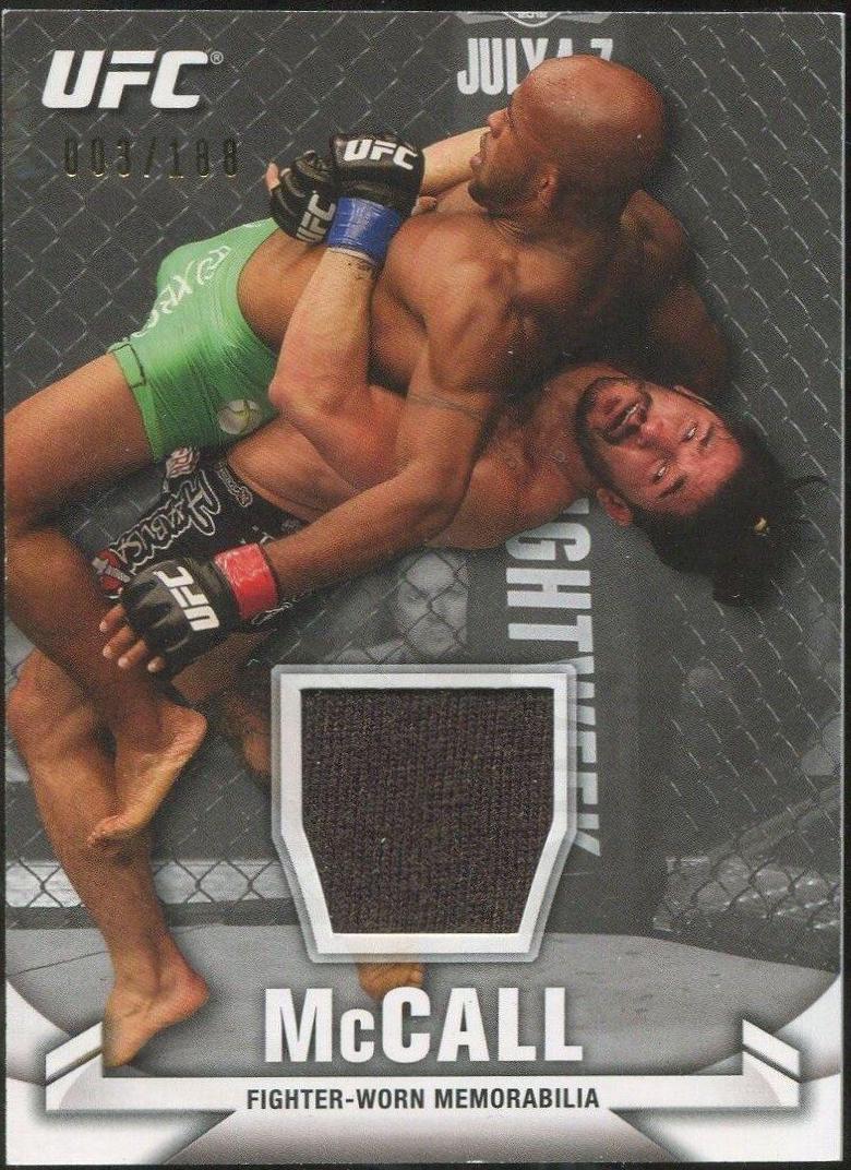 Ian McCall #KR-IM Ufc Cards 2013 Topps UFC Knockout Relics