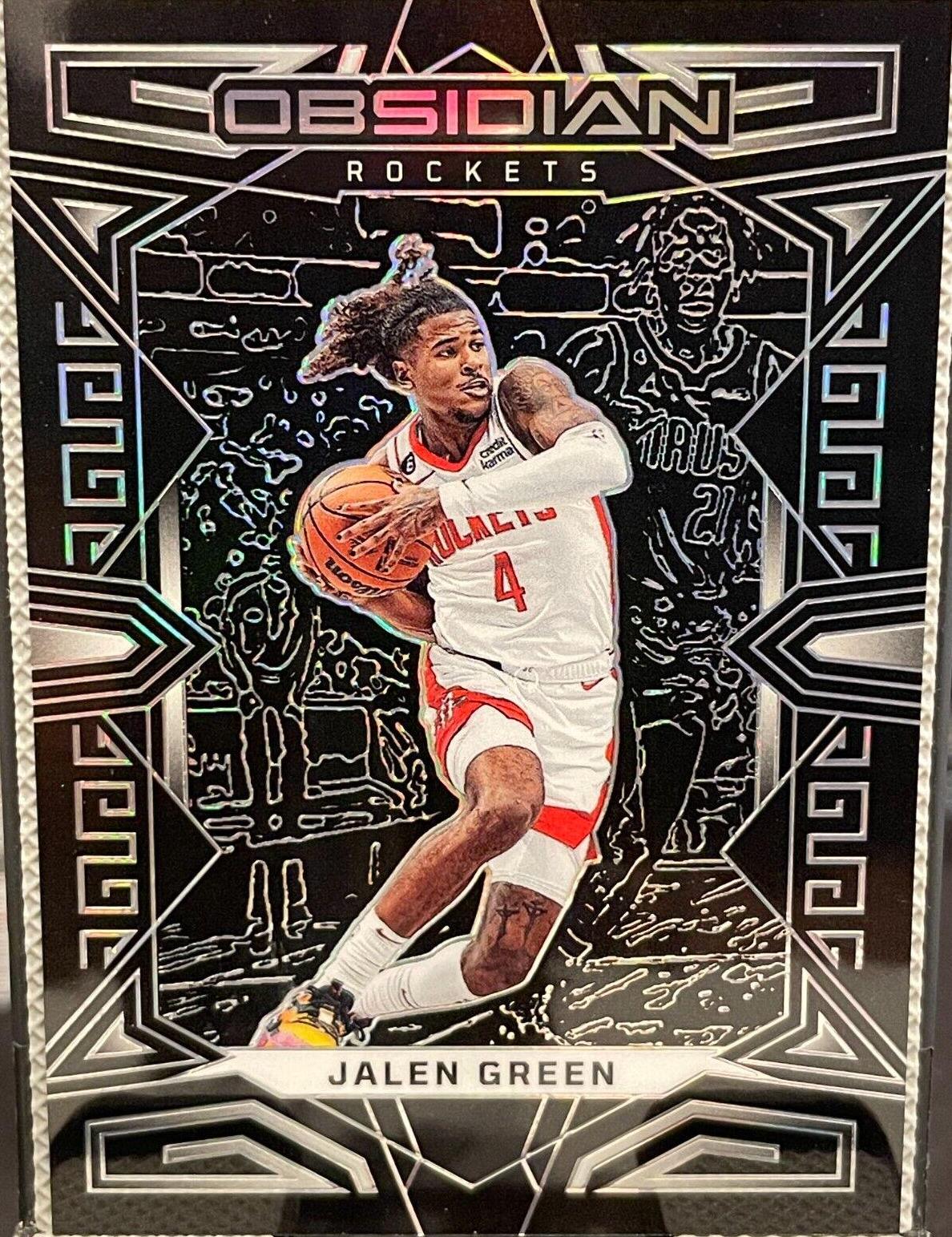 Jalen Green #86 Basketball Cards 2022 Panini Obsidian