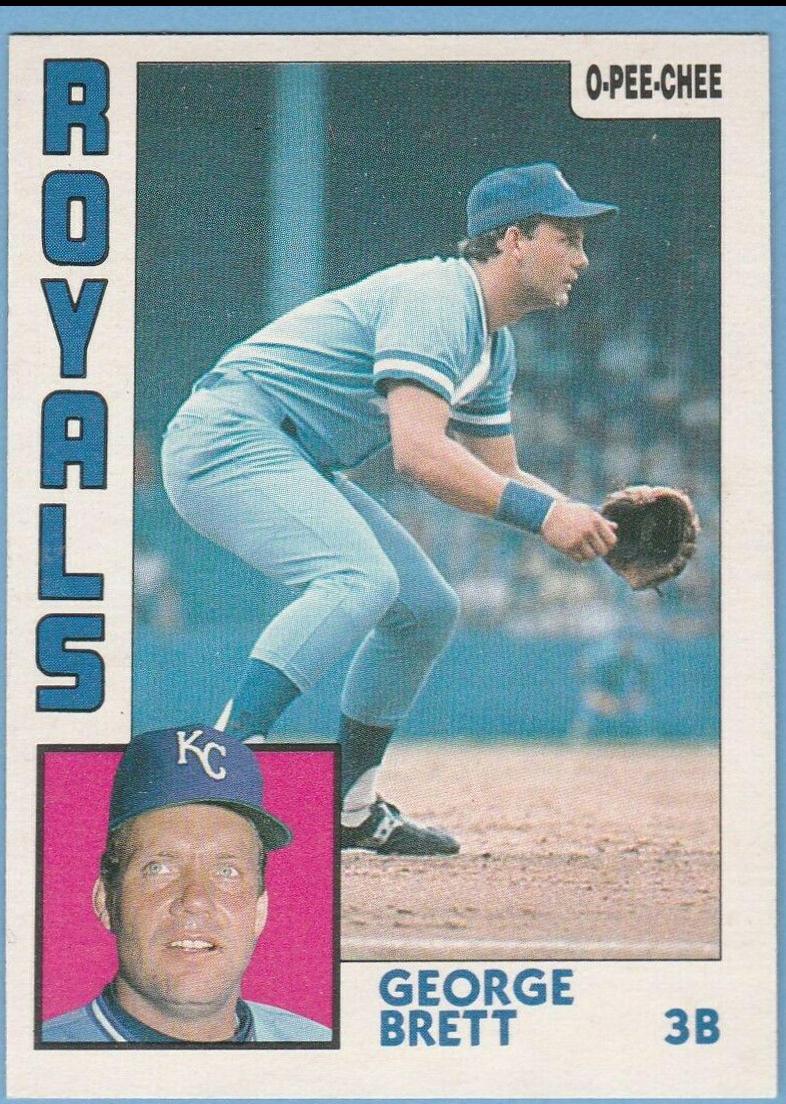 George Brett #212 Baseball Cards 1984 O Pee Chee