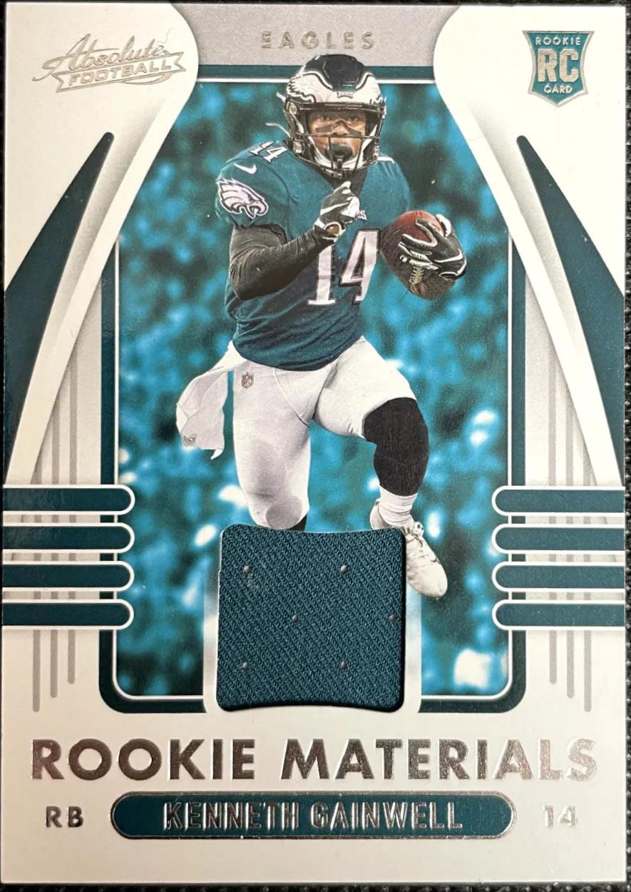 Kenneth Gainwell #ARM-KGA 2021 Panini Absolute Rookie Materials Football